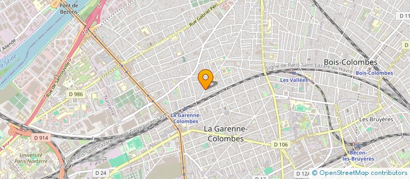 localisation de l'entreprise EURL LIONEL DEMARD à COLOMBES