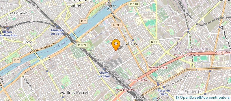 localisation de l'entreprise EURL LIVRANOE à CLICHY