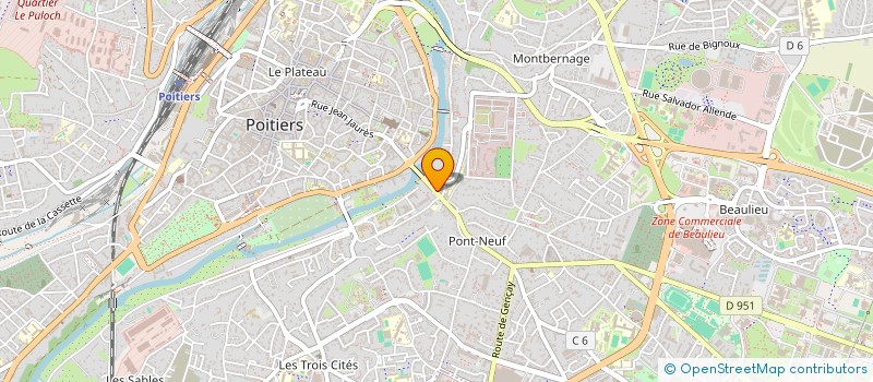 localisation de l'entreprise EURL LIVRE-DOM à POITIERS
