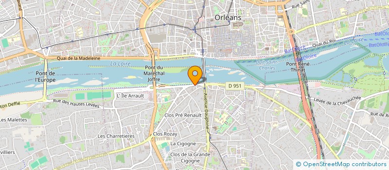 localisation de l'entreprise EURL LLD45 à ORLEANS
