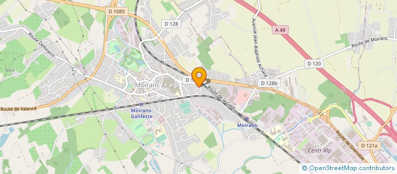 localisation de l'entreprise EURL LLG CARRELAGE  MOIRANS
