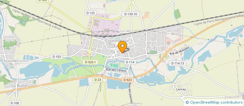 localisation de l'entreprise EURL LLORENTE à COURVILLE-SUR-EURE