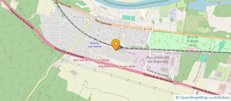 localisation de l'entreprise EURL LMTP BRIAND à ROSNY-SUR-SEINE
