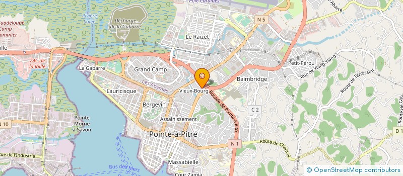 localisation de l'entreprise EURL LOCA CAR  LES ABYMES