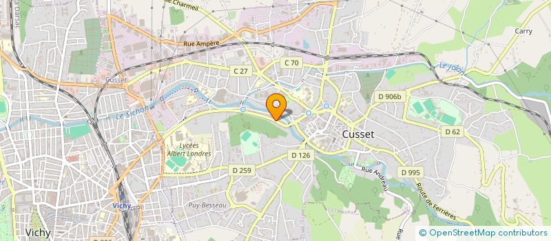 localisation de l'entreprise EURL LOCA - SERVICES à CUSSET