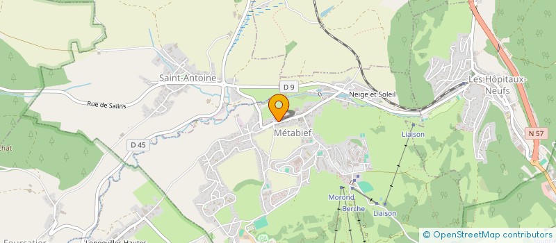 localisation de l'entreprise EURL LOCATELLI ELODIE  METABIEF