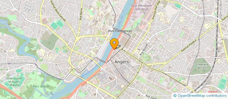 localisation de l'entreprise EURL LOEXPRESS à ANGERS