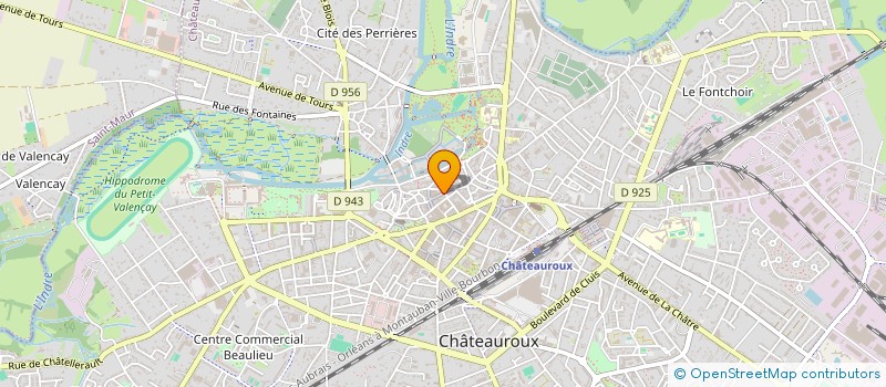 localisation de l'entreprise EURL LOIC BAUCHE à CHATEAUROUX