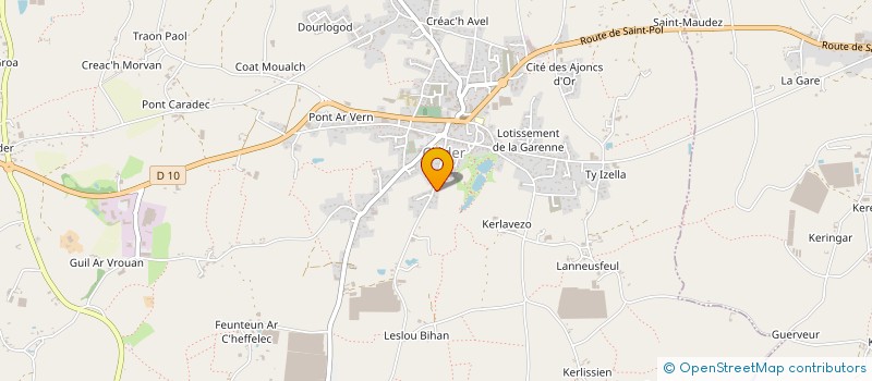 localisation de l'entreprise EURL LOIC DONNART  CLEDER