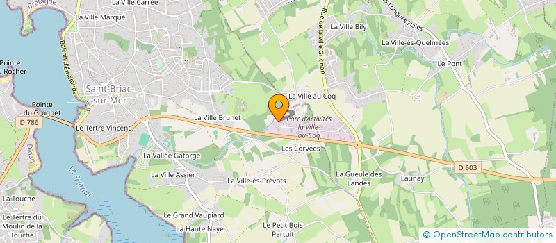 localisation de l'entreprise EURL LOIC ROUSSEL à SAINT-BRIAC-SUR-MER