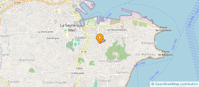 localisation de l'entreprise EURL LOKI'FORM à LA SEYNE-SUR-MER