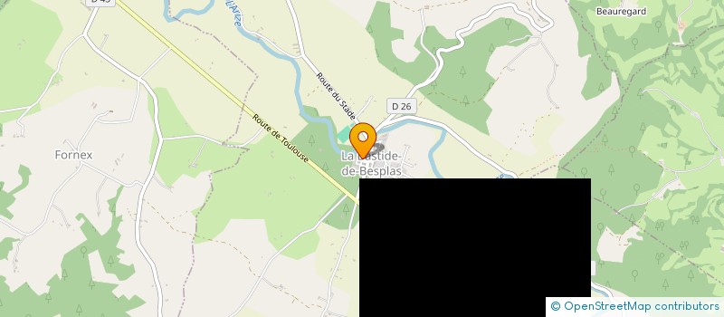 localisation de l'entreprise EURL LOPES CARLOS à LA BASTIDE-DE-BESPLAS