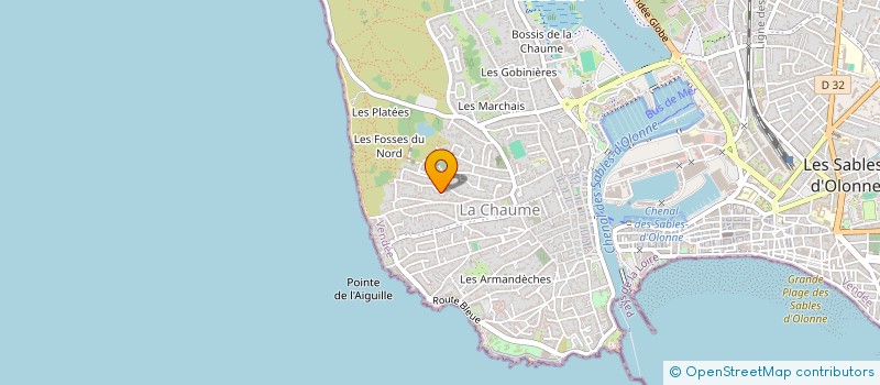 localisation de l'entreprise EURL LORA-SWAN à LES SABLES D'OLONNE