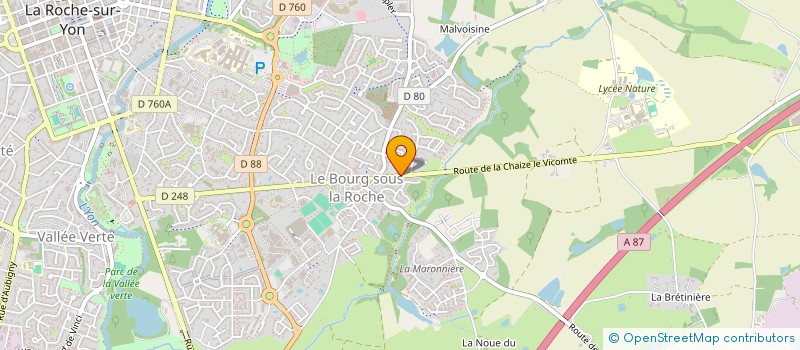 localisation de l'entreprise EURL LORIEUX à LA ROCHE-SUR-YON