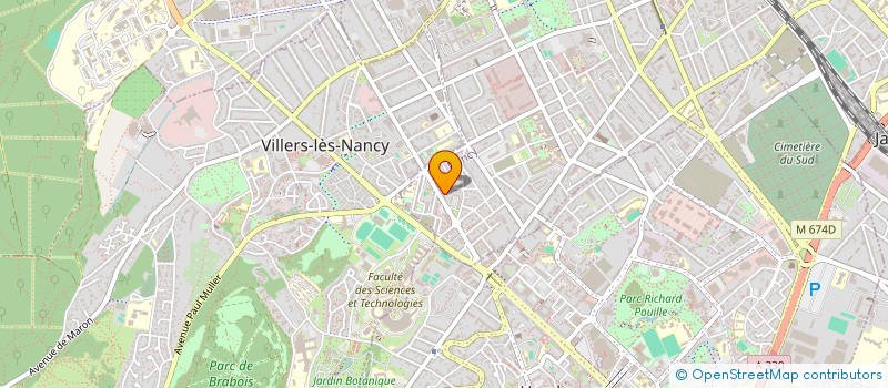 localisation de l'entreprise EURL LORRAINE DECOUPAGE  NANCY