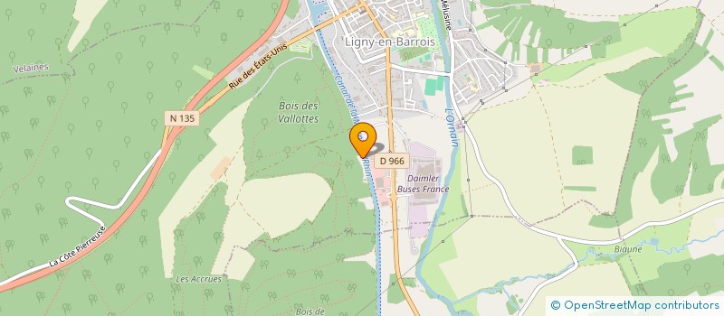 localisation de l'entreprise EURL LORRAINE PROTECTION SECURITE à LIGNY-EN-BARROIS