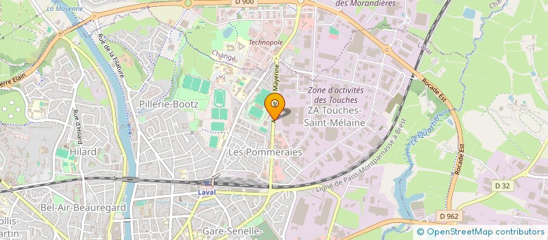 localisation de l'entreprise EURL LOTTIN à LAVAL