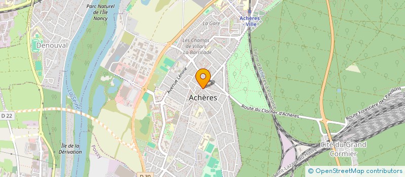 localisation de l'entreprise EURL LOU MARQUES à ACHERES