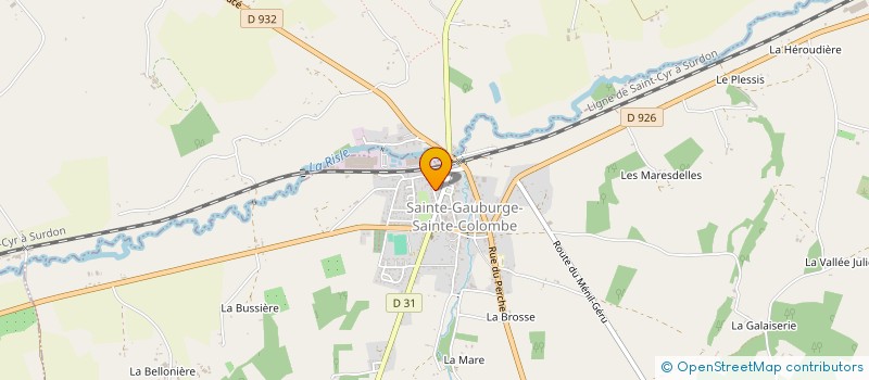 localisation de l'entreprise EURL LOUIS GIBORY à SAINTE-GAUBURGE-SAINTE-COLOMBE