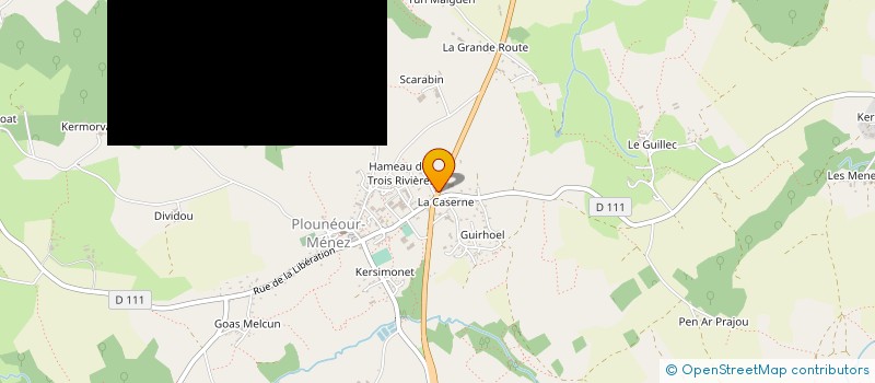 localisation de l'entreprise EURL LOUIS LEPAGE à PLOUNEOUR-MENEZ