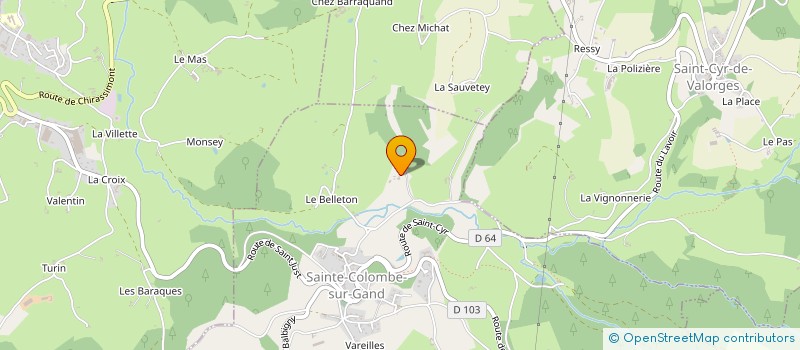 localisation de l'entreprise EURL LOUIS VIAL  SAINTE-COLOMBE-SUR-GAND