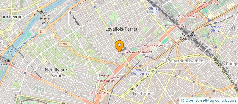 localisation de l'entreprise EURL LOUISE MICHEL à LEVALLOIS-PERRET