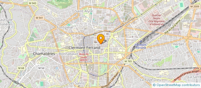 localisation de l'entreprise EURL LOUISTYLES à CLERMONT-FERRAND