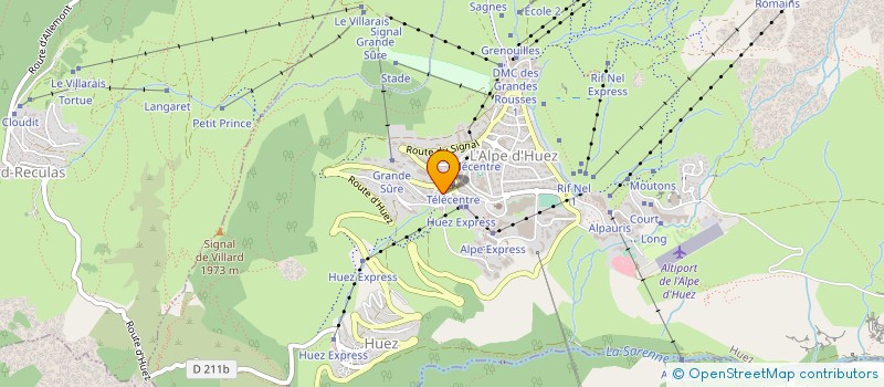 localisation de l'entreprise EURL LOUP SPORT  HUEZ
