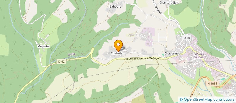 localisation de l'entreprise EURL LOZERE MIROITERIE à MENDE