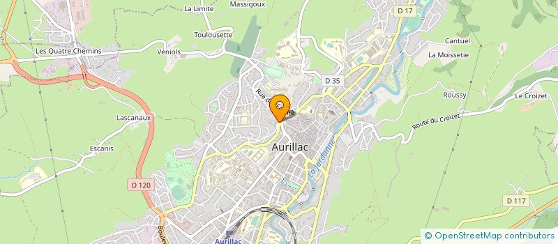 localisation de l'entreprise EURL LPJC ALLEGRE à AURILLAC