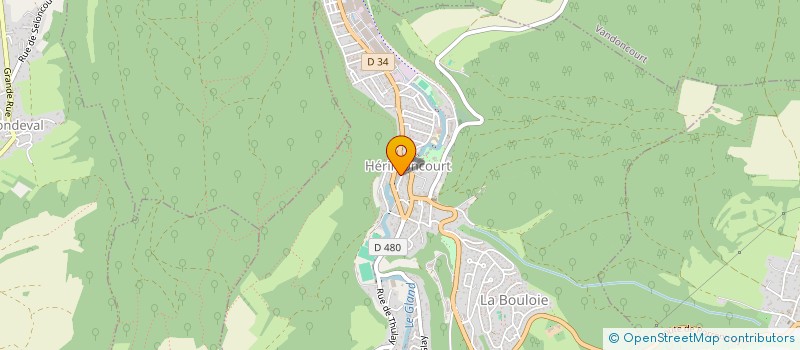 localisation de l'entreprise EURL LT FRIPERIE  HERIMONCOURT