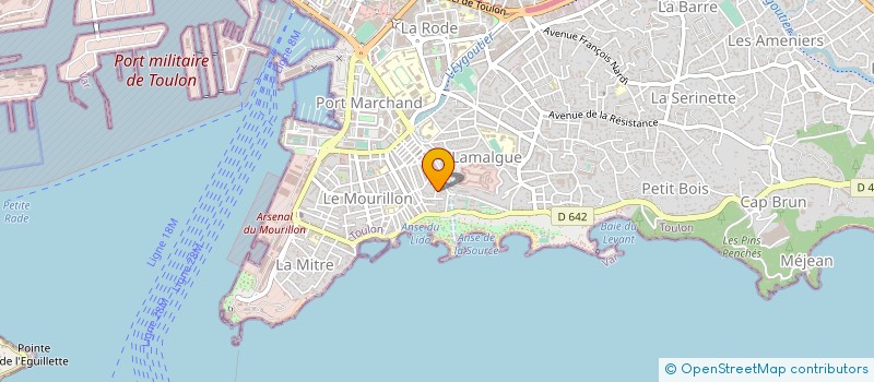 localisation de l'entreprise EURL LUC ALLEMAND  TOULON