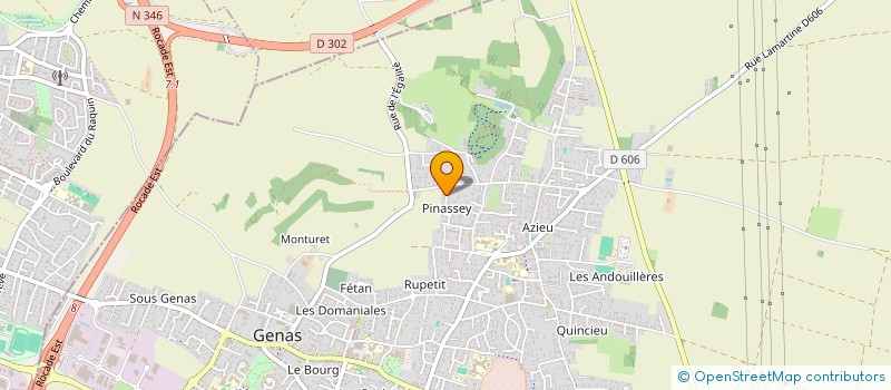 localisation de l'entreprise EURL LUC COMMARMOND  GENAS