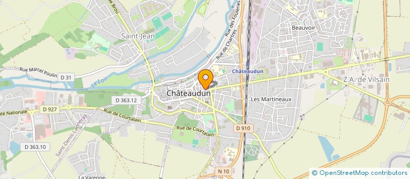 localisation de l'entreprise EURL LUCMAX à CHATEAUDUN