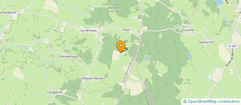 localisation de l'entreprise EURL LUDO CHRONO  SAINT-AUBIN-EN-CHAROLLAIS