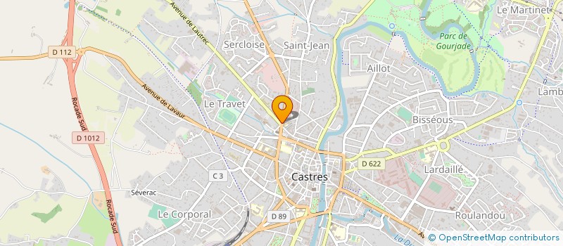 localisation de l'entreprise EURL LUIZ à CASTRES