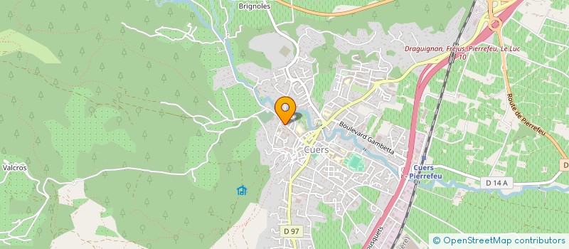 localisation de l'entreprise EURL LULU LA FERRAILLE  CUERS