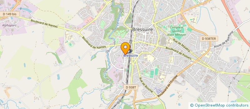 localisation de l'entreprise EURL LUME  BRESSUIRE