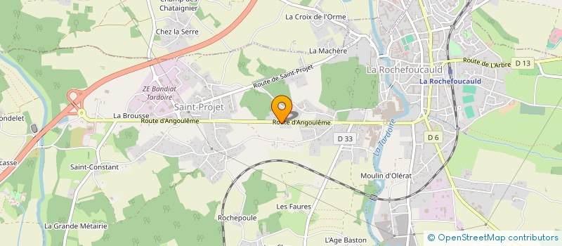 localisation de l'entreprise EURL LUNY à LA ROCHEFOUCAULD-EN-ANGOUMOIS