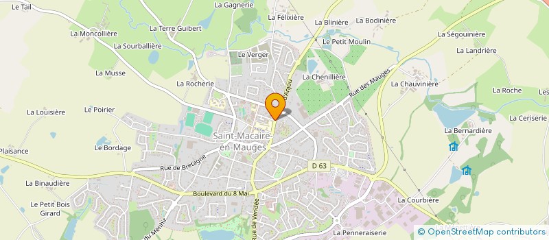 localisation de l'entreprise EURL LUSONA CONSEILS à CHOLET
