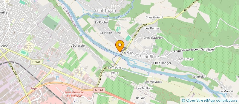 localisation de l'entreprise EURL LYD DECORS  CHATEAUBERNARD