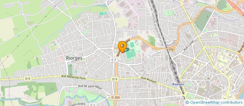 localisation de l'entreprise EURL M * A à RIORGES
