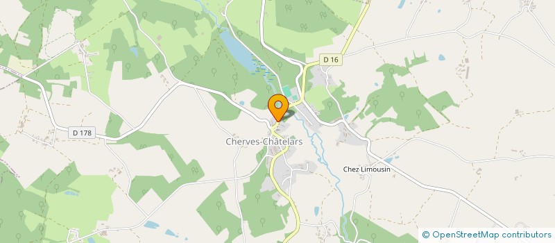 localisation de l'entreprise EURL M-A à CHERVES-CHATELARS