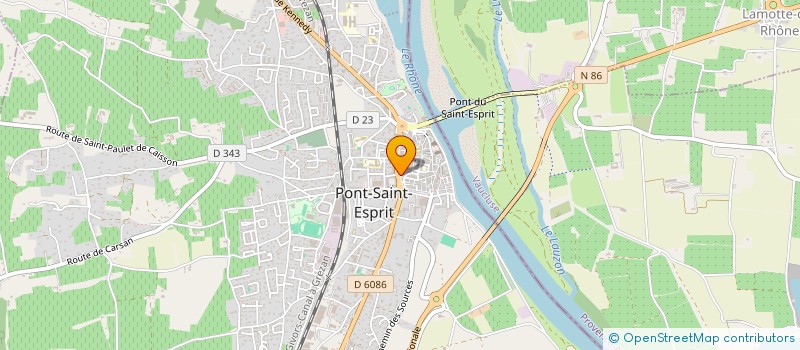 localisation de l'entreprise EURL M.BONY à PONT-SAINT-ESPRIT