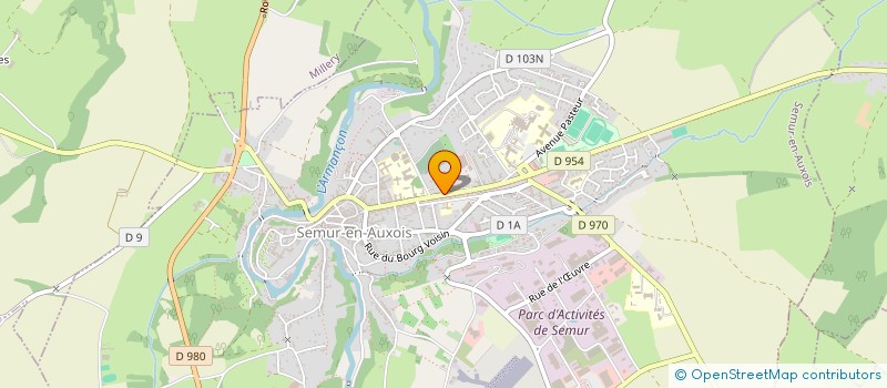 localisation de l'entreprise EURL M*C  SEMUR-EN-AUXOIS