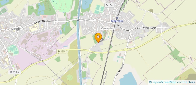 localisation de l'entreprise EURL M ET B  MEURCHIN