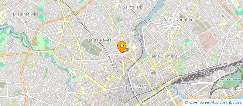 localisation de l'entreprise EURL M-F GUILLOUX à NANTES