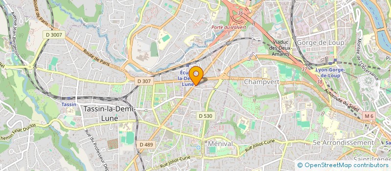 localisation de l'entreprise EURL M.G  TASSIN-LA-DEMI-LUNE