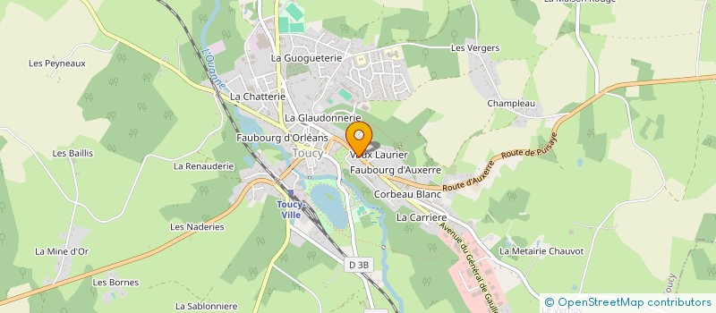 localisation de l'entreprise EURL M.LEMONNIER à TOUCY