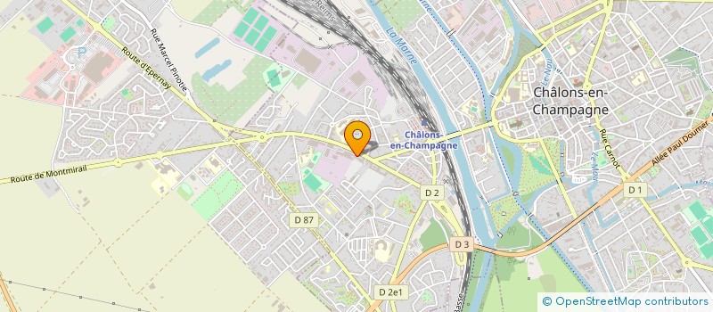 localisation de l'entreprise EURL M&M RAVALEMENT ISOLATION EXTERIEUR à CHALONS-EN-CHAMPAGNE